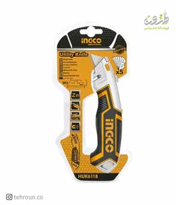 تیغ کاتر (موکت بر) ذوزنقه ای 10 عددی اینکو مدل HUKB611