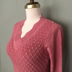 بلوز بافت زنانه یقه هفت