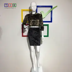 ست بلوز دامن پلنگی