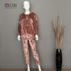 ست هودی و شلوار مخمل