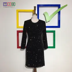 پیراهن مجلسی پولکی