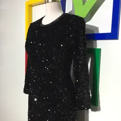 پیراهن مجلسی پولکی