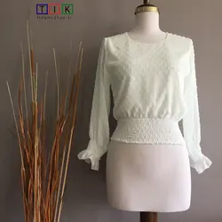 شومیز کش دوز سفید