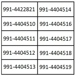 سبد ۱۰ شماره 991 همراه اول K12