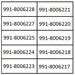 سبد ۱۰ شماره رند ۹۹۱ TL119