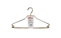 آویز لباس فلزی طلایی 6 عددی