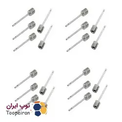 سوزن توپ بسته40عددی استیل