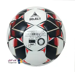 توپ فوتبال دربی استار2024جدید رنگ سفید -مشکی