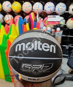 توپ بسکتبال مولتن GR7D اصلی CPT | مشکی سایز7