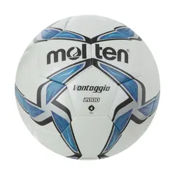 توپ فوتبال طرح مولتن Vantaggio 2000 سایز 4 | رنگ سفید/آبی