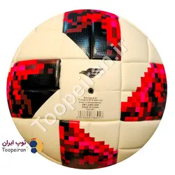 توپ فوتبال طرح فاکس مدل تل استار سایز 5|قرمز