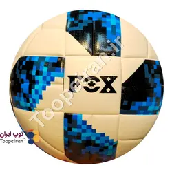 توپ فوتبال طرح فاکس مدل تلستار سایز5|آبی