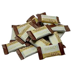 شکلات گالاردو تلخ ۶۰ درصد پاکتی مقدار 1000 گرم