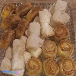 شیرینی پاپیونی،شیرینی رول دارچینی، شیرینی رول سیب - ونسی گیفت