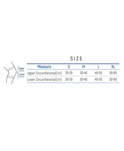 زانوبند طبی ورزشی سیلیکونی داکترمد DR-K070 - ویونا طب