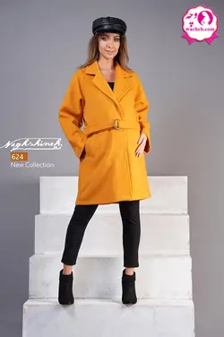 پالتو بارداری و شیردهی فوتر کمربندی یقه انگلیسی دریا