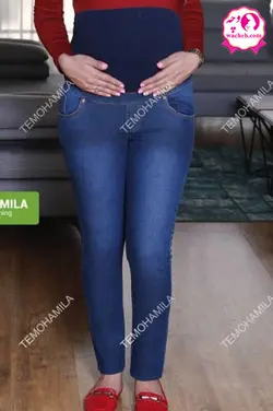 شلوار بارداری جین راسته جذب فتانه