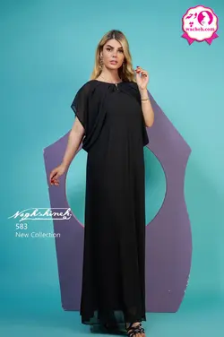 سارافون بارداری و شیردهی حریر ماکسی شنل دار پریسان