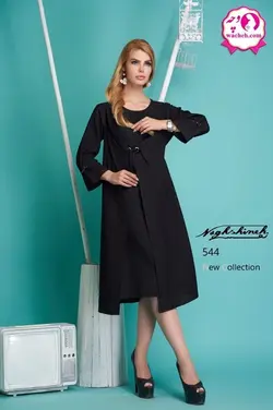 مانتو بارداری و شیر دهی اسلپ کاور دار زیپ مخفی ملیکا