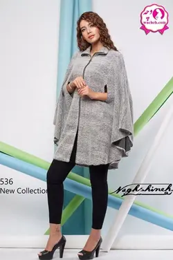 مانتو بارداری و شیردهی پانچ  لمه پشمی آترین