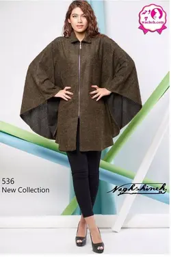 مانتو بارداری و شیردهی پانچ  لمه پشمی آترین