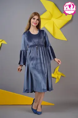 پیراهن بارداری و شیردهی مخمل تارا