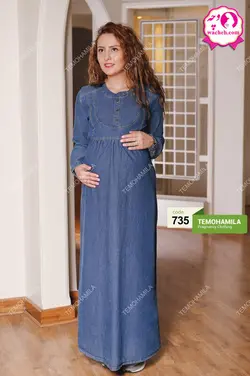 مانتو پیراهن بارداری و شیردهی ماکسی پالیز