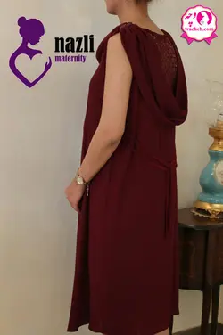 پیراهن بارداری مجلسی پشت دانتل