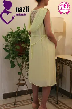پیراهن بارداری مجلسی پشت دانتل