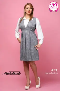 پیراهن مانتو بارداری و شیردهی شومیز بهم وصل بنگال