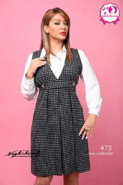 پیراهن مانتو بارداری و شیردهی شومیز بهم وصل بنگال