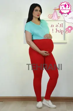 شلوار بارداری تریکو لاکرا نخ پنبه