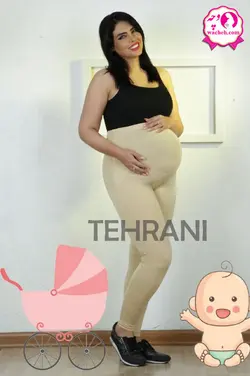 شلوار بارداری تریکو لاکرا نخ پنبه