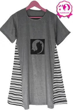 پیراهن باردای ملانژ خانگی