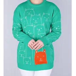 6104-بلوز بافت گربه