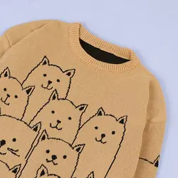 6104-بلوز بافت گربه