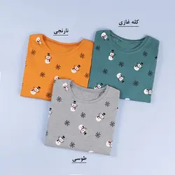 6137-بلوز چاپی آدم برفی