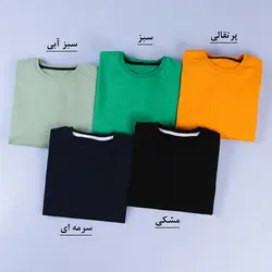 6144-بلوز دورس بغل دکمه رنگی