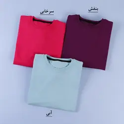 6144-بلوز دورس بغل دکمه رنگی