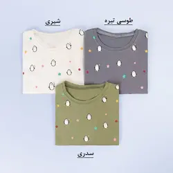 6141-بلوز چاپی پنگوئن