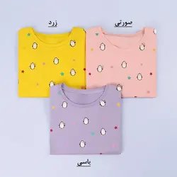 6141-بلوز چاپی پنگوئن