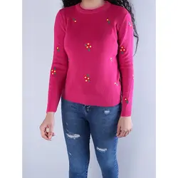 6257-بلوز بافت روژا