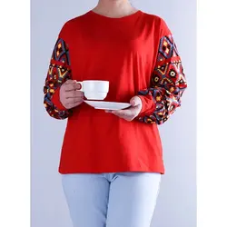 6289-بلوز آستین چاپی آروا