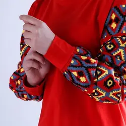 6289-بلوز آستین چاپی آروا