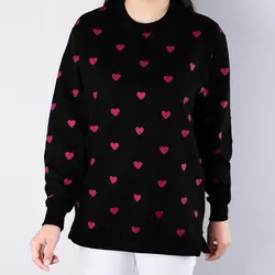 6321-بلوز دورس چاپی قلب