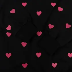 6321-بلوز دورس چاپی قلب