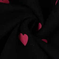 6321-بلوز دورس چاپی قلب