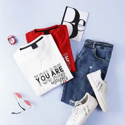 6318-بلوز چاپی YOU ARE ENOUGH