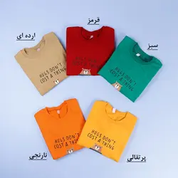 6337-بلوز دورس چاپی HUGS DON'T