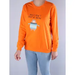 6337-بلوز دورس چاپی HUGS DON'T